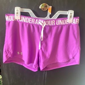 Size medium, purple Under Armour shorts